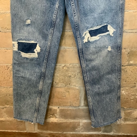 ANINE Bing Betty distressed Jean in True Blue Sz 26 - Picture 6 of 8